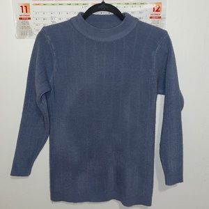 Baby blue high quality knit sweater (Small)
